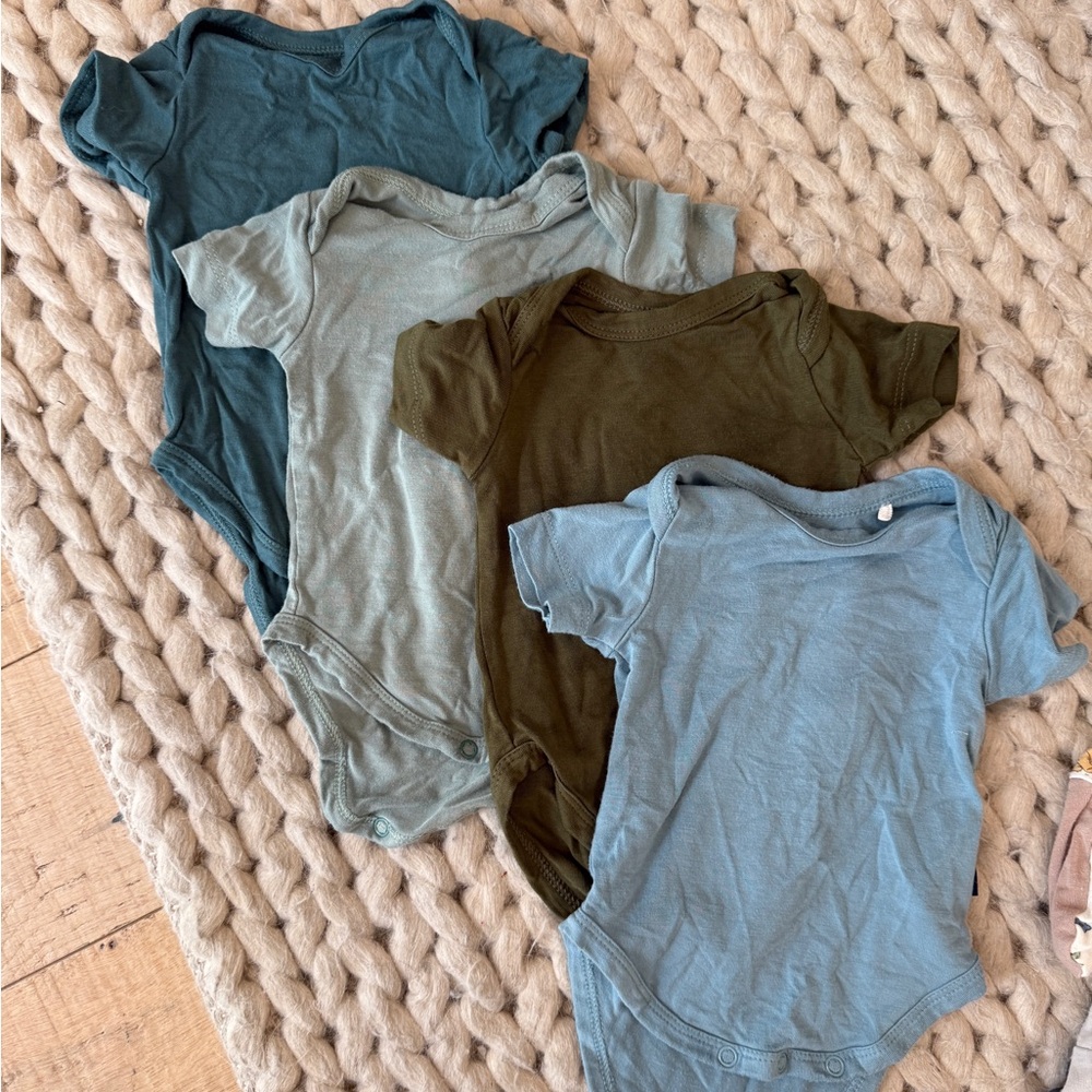 Larkspur Baby Newborn Bodysuits (4 total)